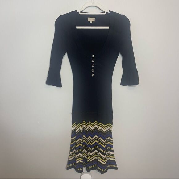 Karen Miller Black Knit dress - Picture 2 of 11